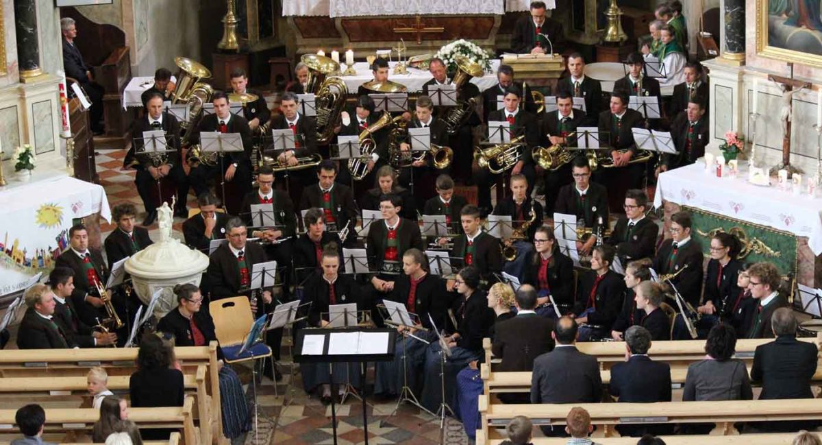 Messfeier anlässlich der 150-Jahr Feier Musikkapelle Mühlwald